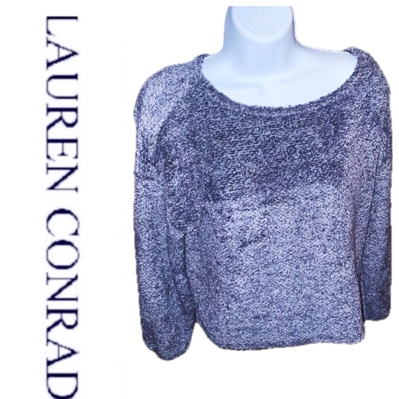 LC Lauren Conrad Navy Sweater 💙 - Picture 1 of 10
